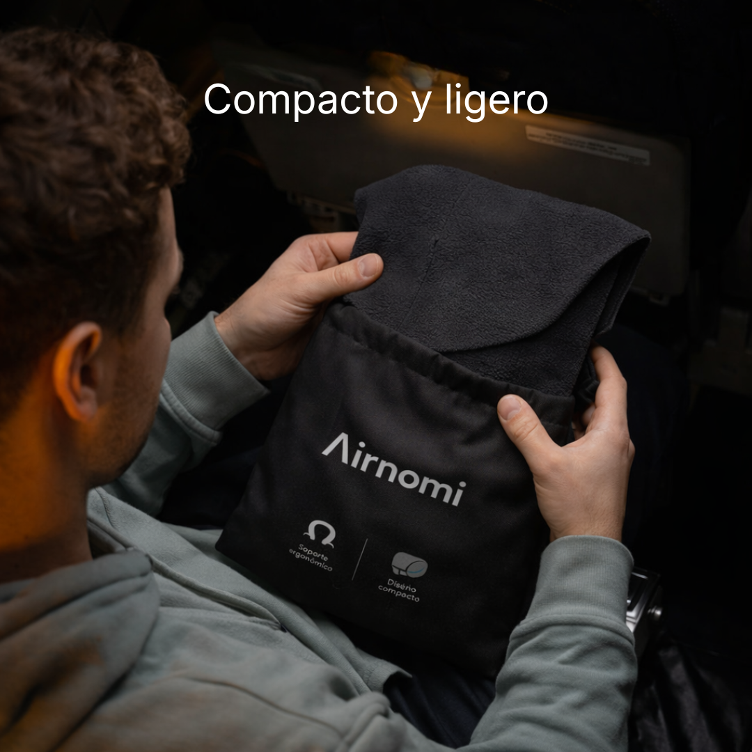 Airnomi™ Almohada de Viaje Ergonómica